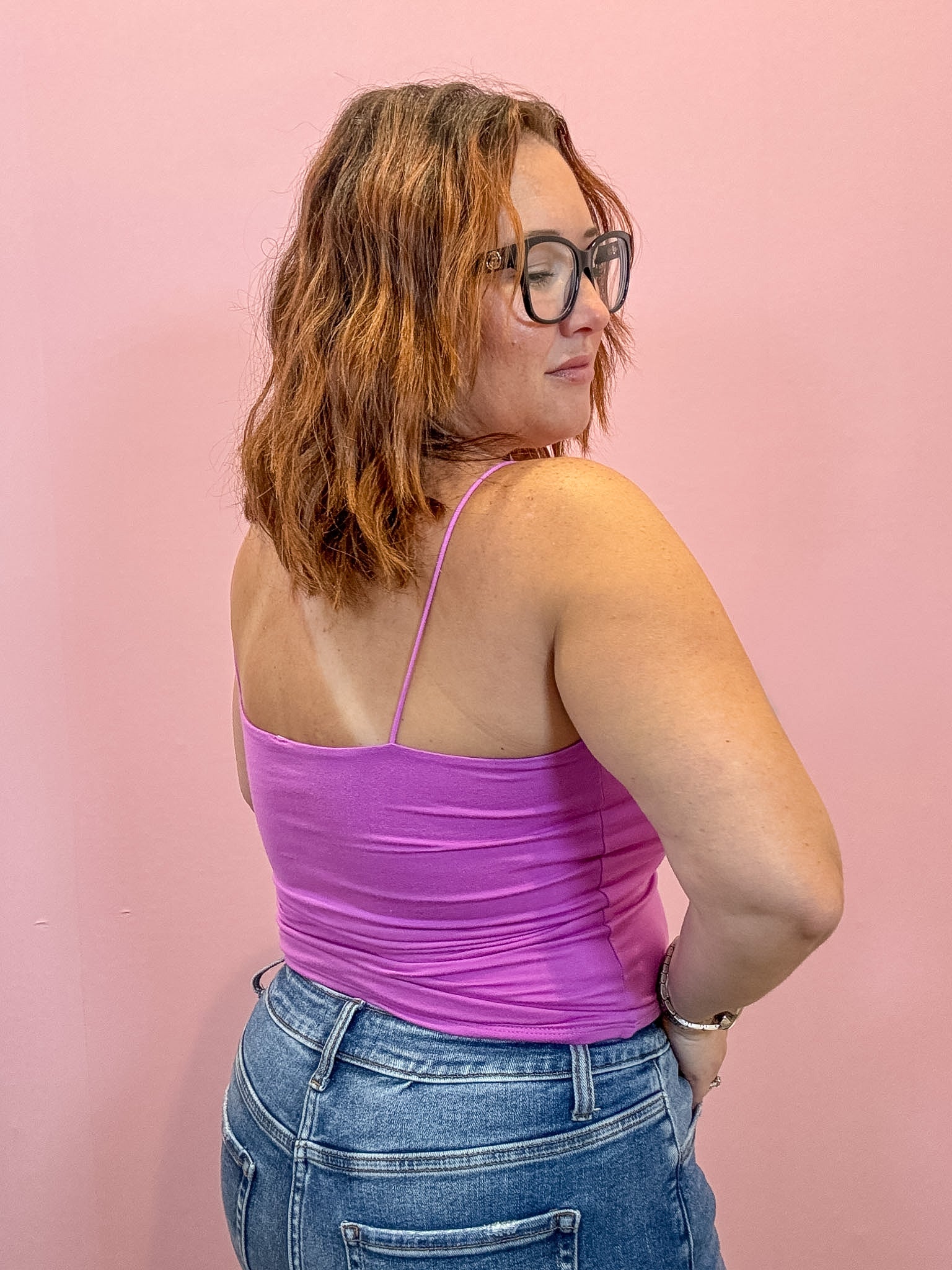 Double Layered Cami | Mauve
