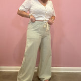 Striped Wide Pants