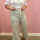 Striped Wide Pants