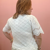 Monroe Crochet Crop Cardigan