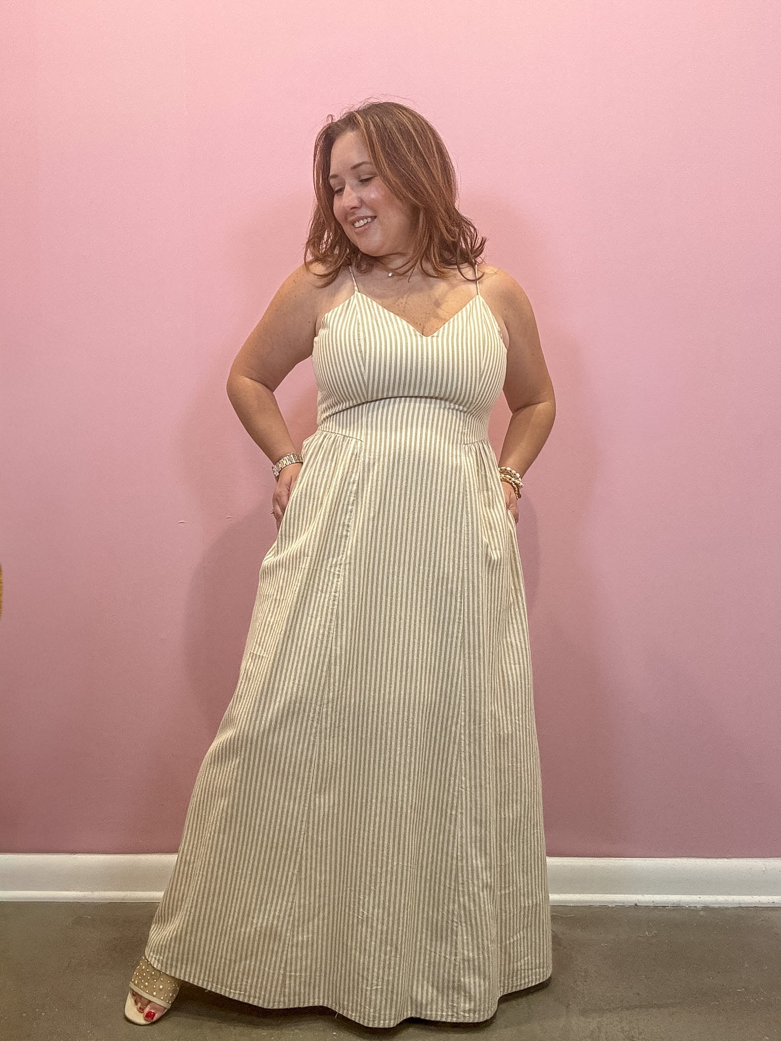 Striped Maxi Dress