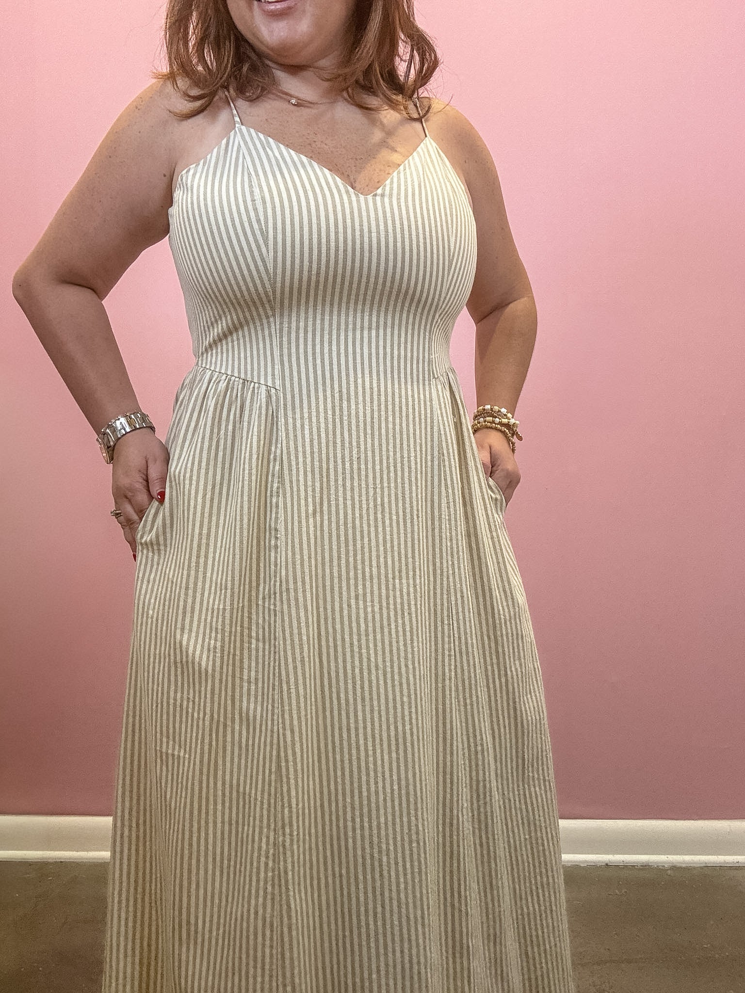 Striped Maxi Dress
