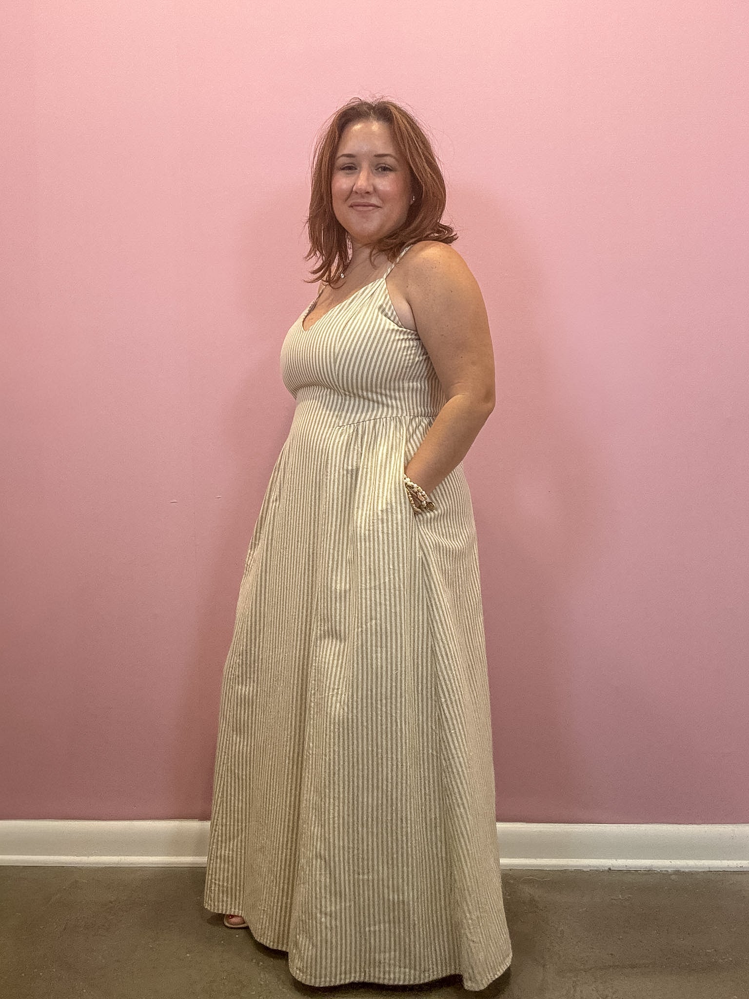 Striped Maxi Dress