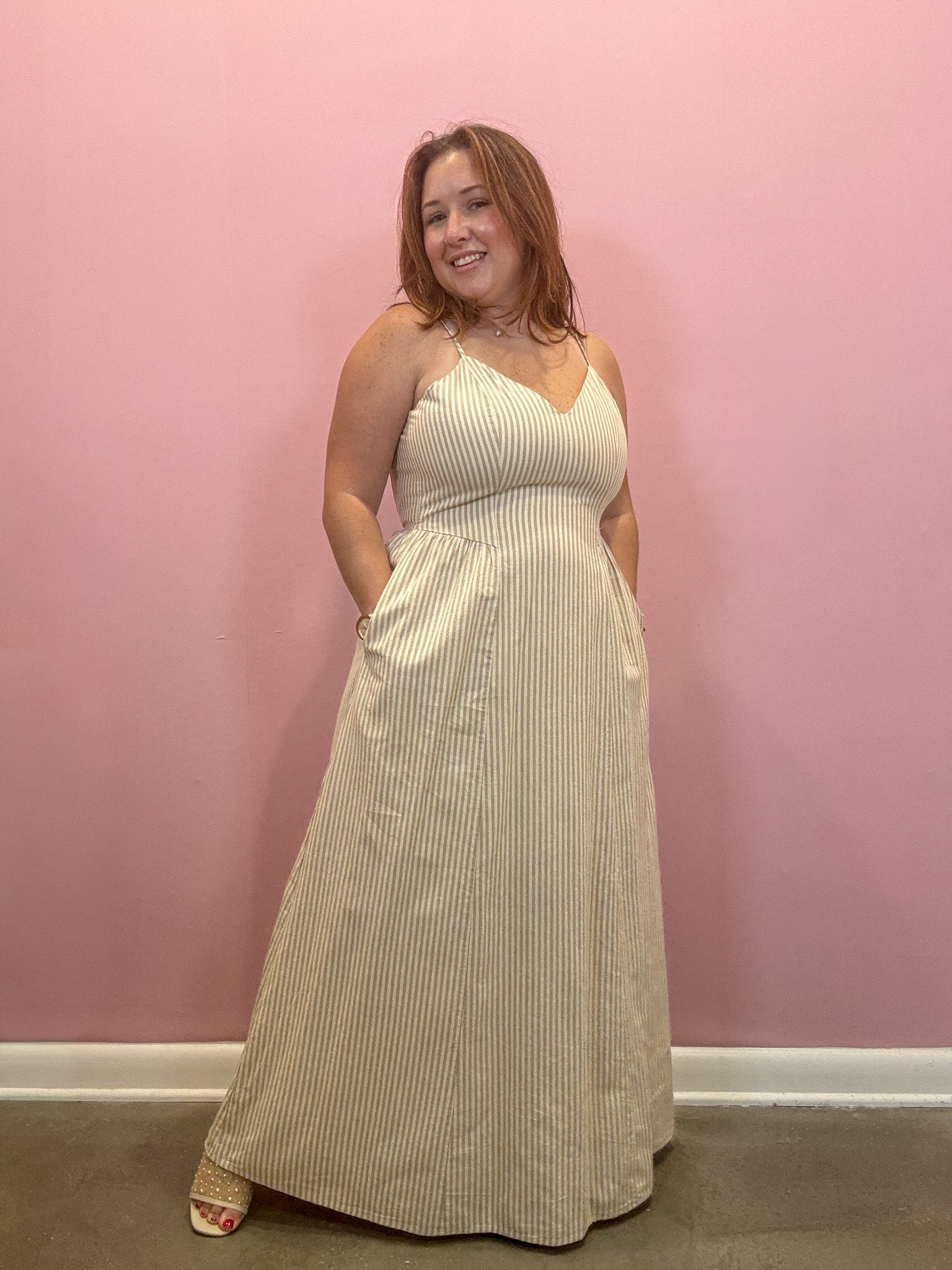 Striped Maxi Dress