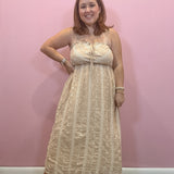 Embroidery Midi Dress