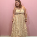 Embroidery Midi Dress