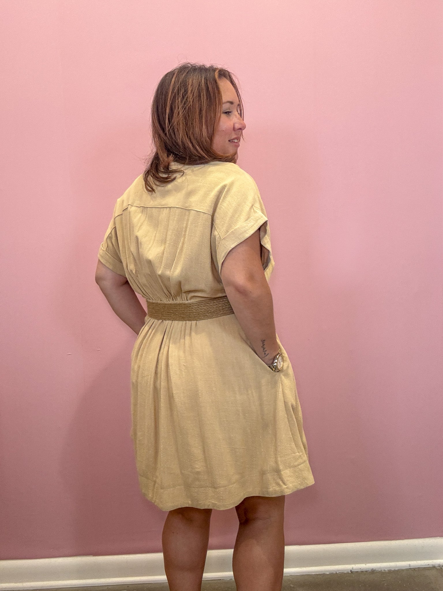 Dakota Belted Mini Dress