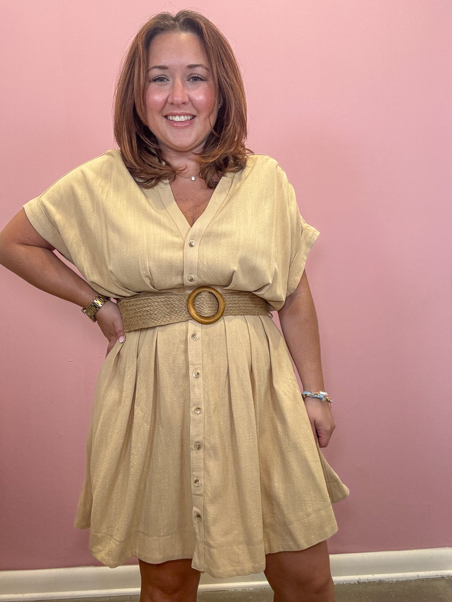 Dakota Belted Mini Dress