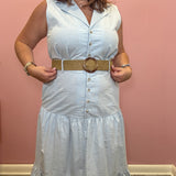 Tenley Collared Midi Shirtdress