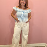 Lennox Ruffled Off Shoulder Top