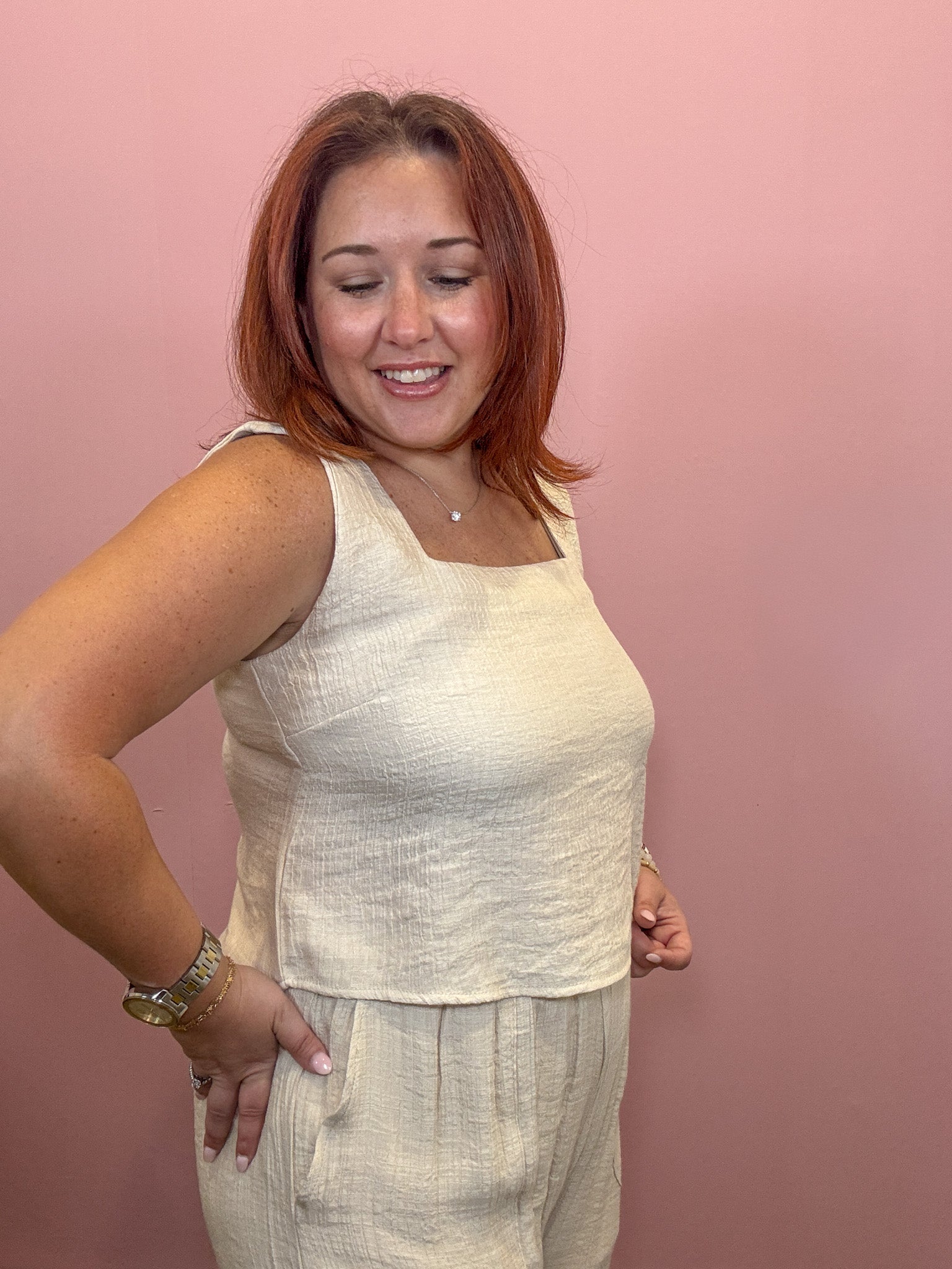 Square Neck Tank Top