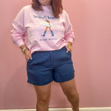 Chambray Pintuck Shorts