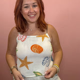 Summer Shells Sleeveless Top
