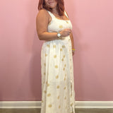 Seashell Sleeveless Midi Dress