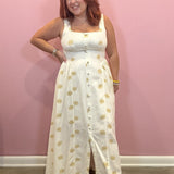 Seashell Sleeveless Midi Dress