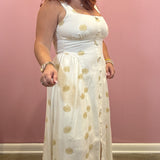 Seashell Sleeveless Midi Dress