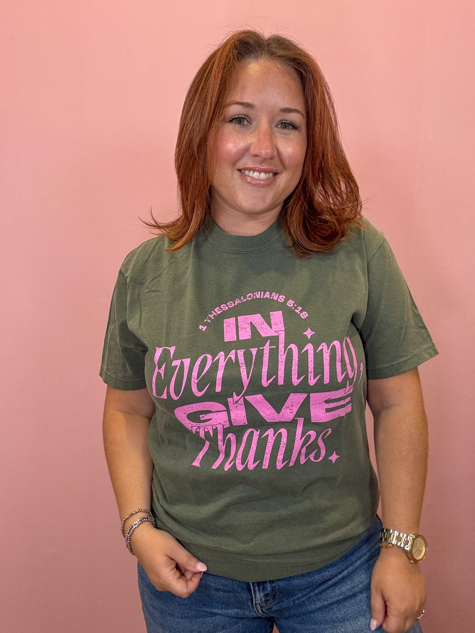 In Everything Give Thanks Graphic Tee