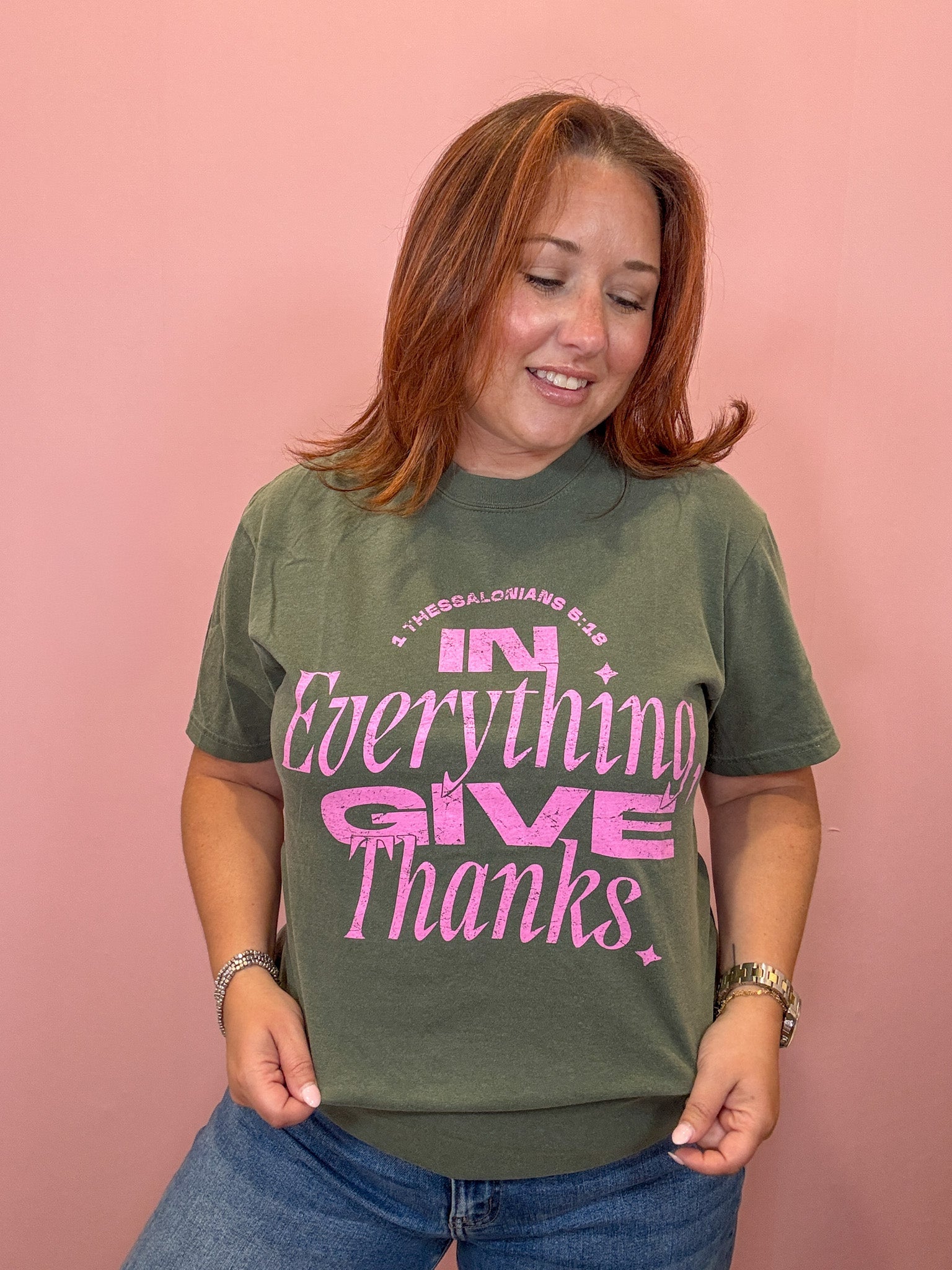 In Everything Give Thanks Graphic Tee