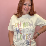 Oh How He Loves Us Graphic Tee
