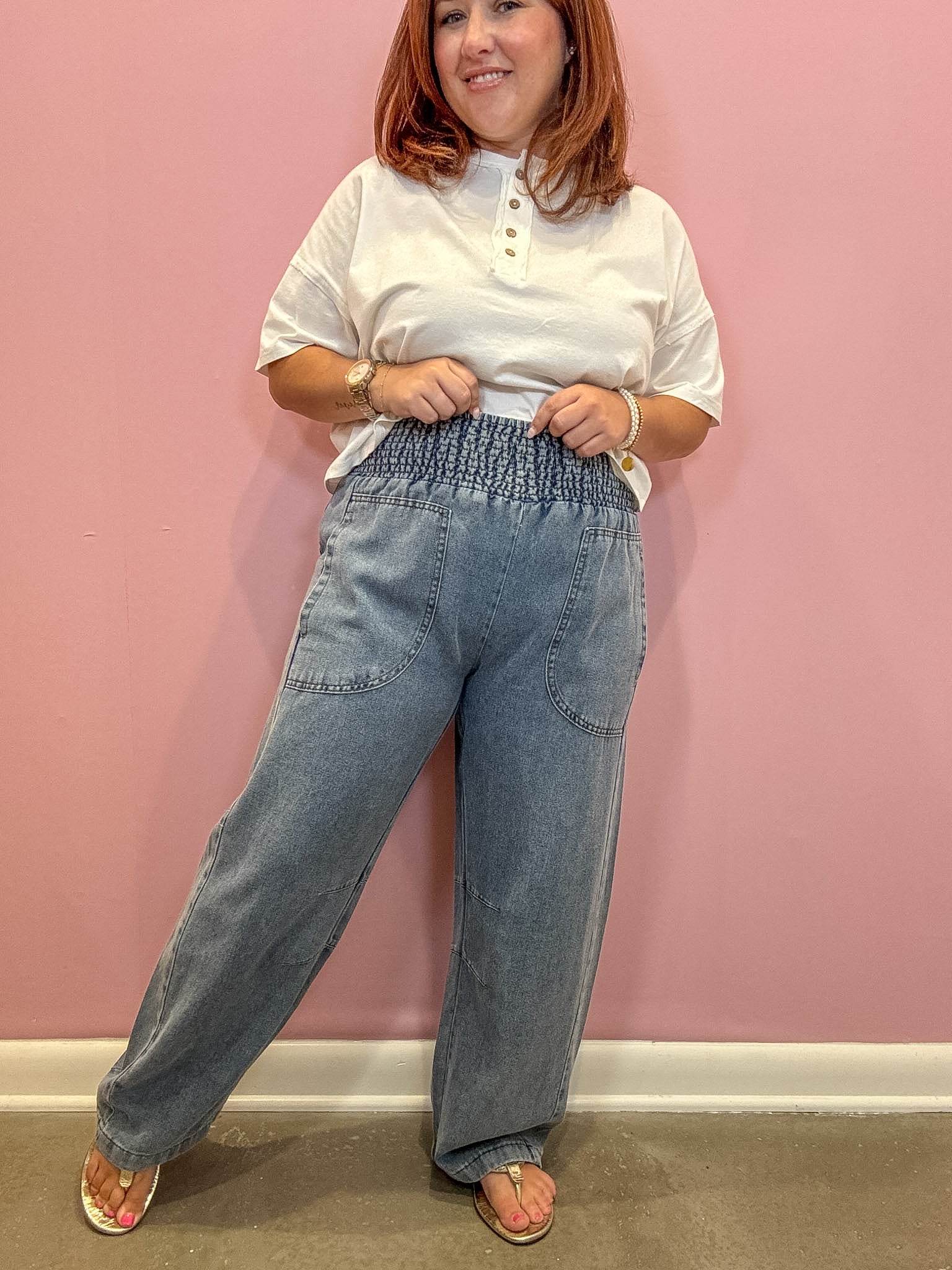 Arizona Cropped Denim Pants
