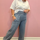 Arizona Cropped Denim Pants