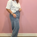 Arizona Cropped Denim Pants