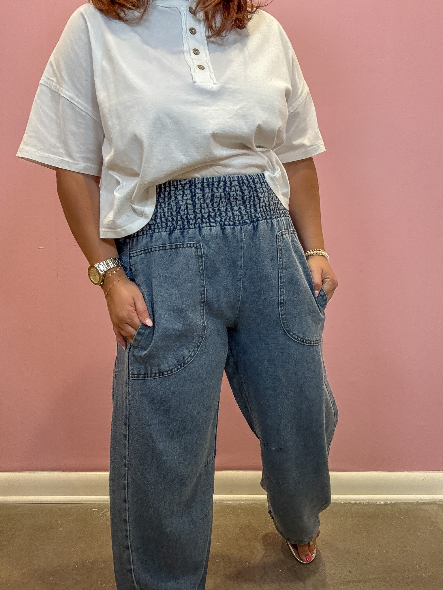 Arizona Cropped Denim Pants