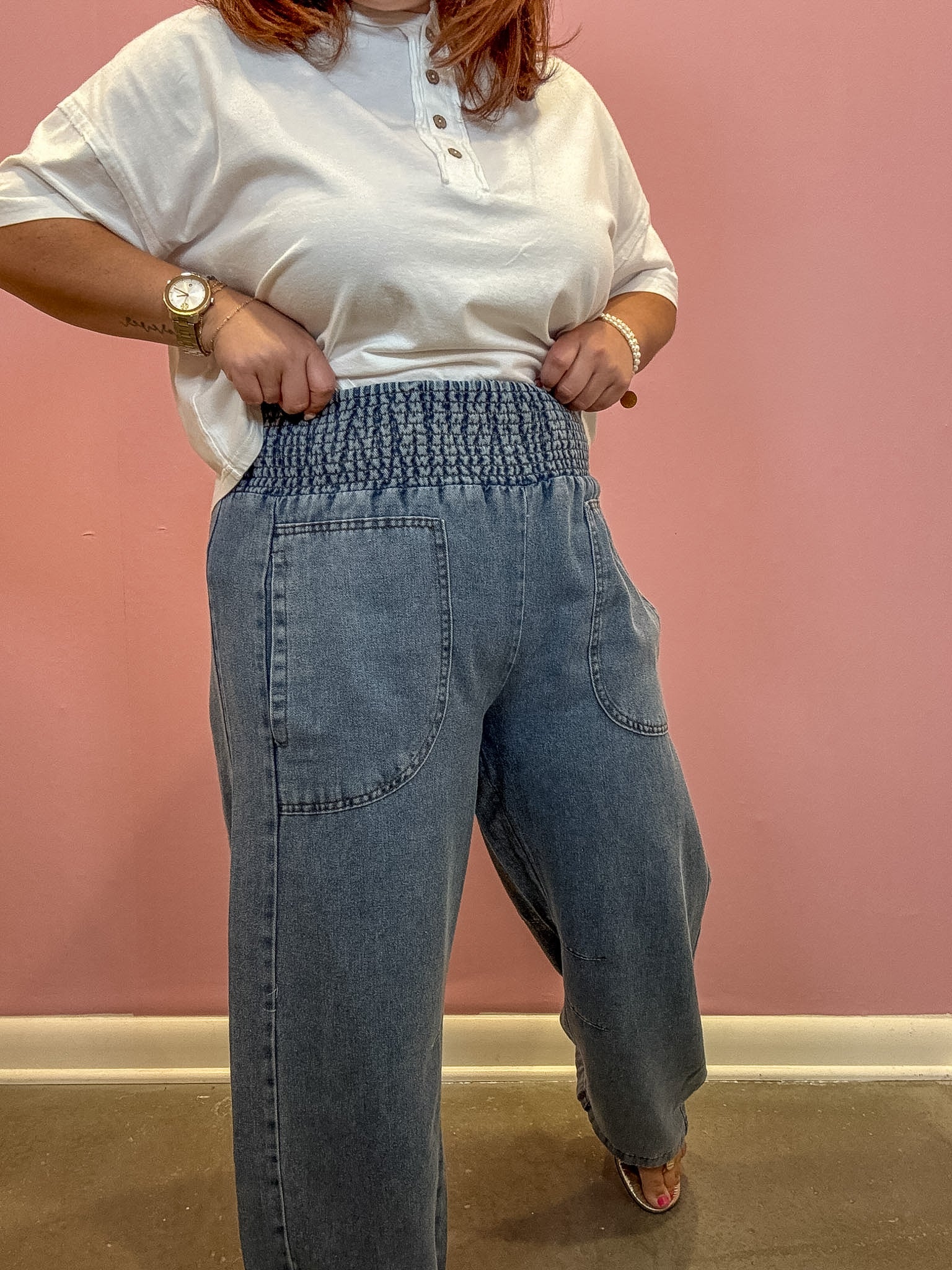 Arizona Cropped Denim Pants