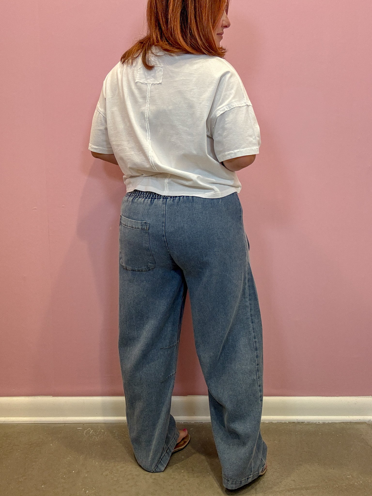 Arizona Cropped Denim Pants