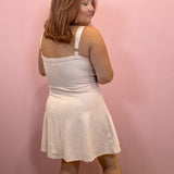 Textured Knit Activewear Dress | Blush Pink