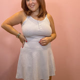 Textured Knit Activewear Dress | Lavender
