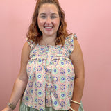 Riley Button Down Babydoll Top