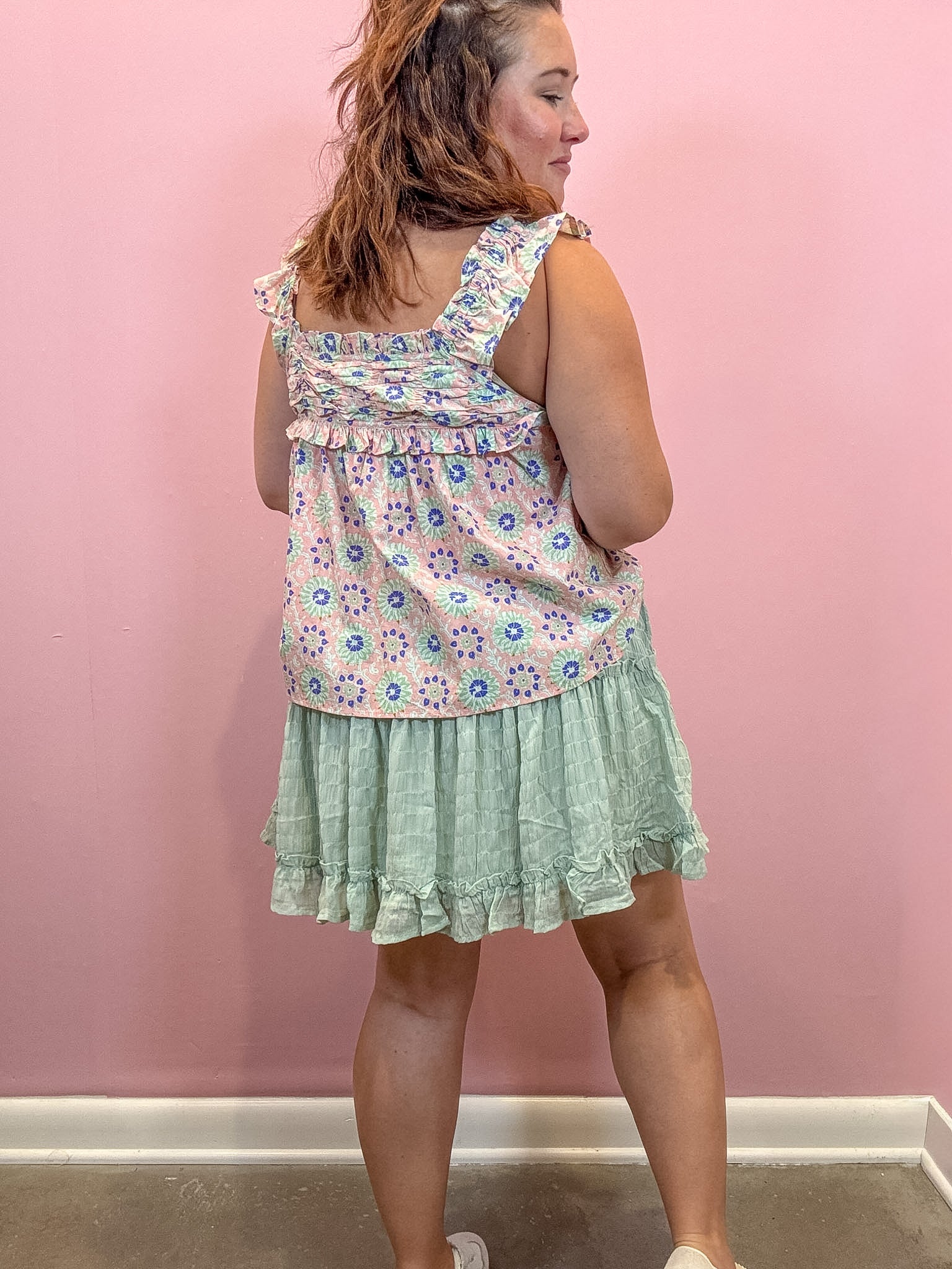 Kenzie Ruffle Hem Mini Skirt