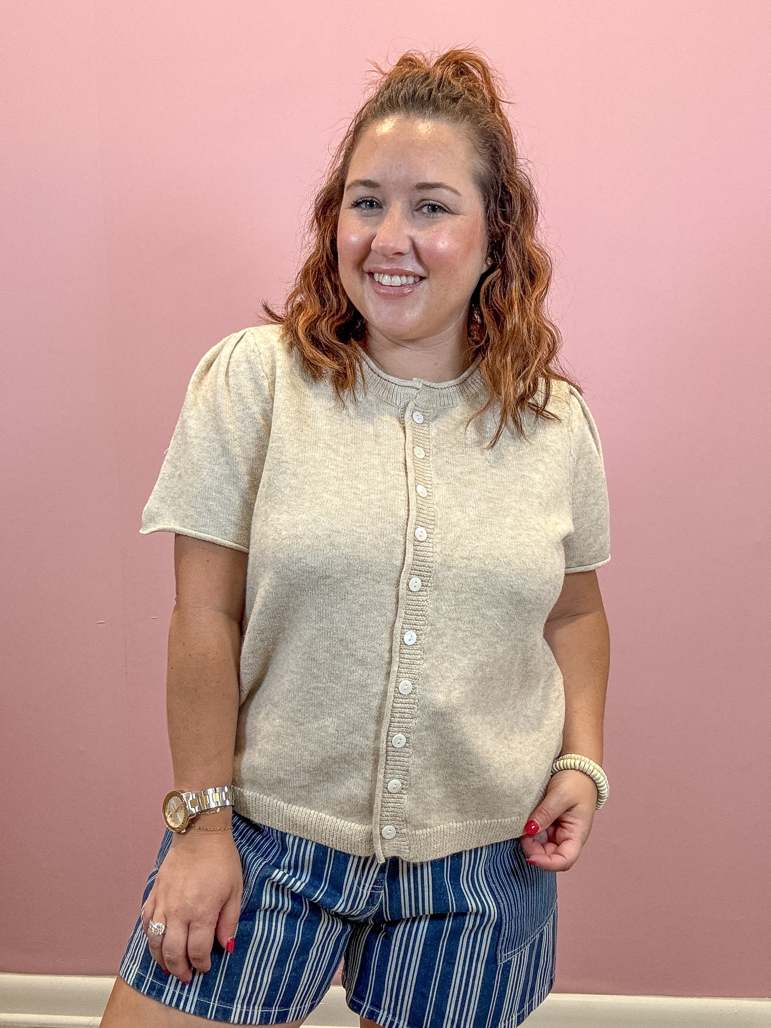 Callie Short Sleeve Cardigan