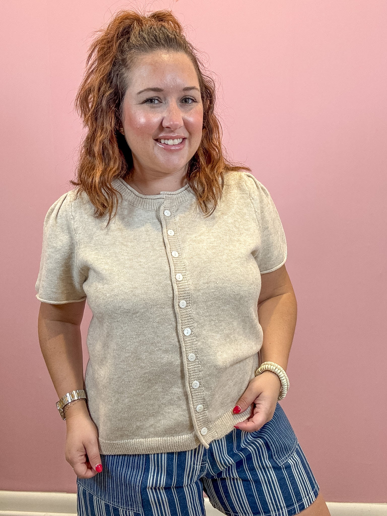 Callie Short Sleeve Cardigan