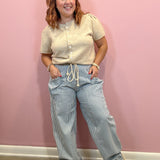 Jillian Striped Parachute Pants
