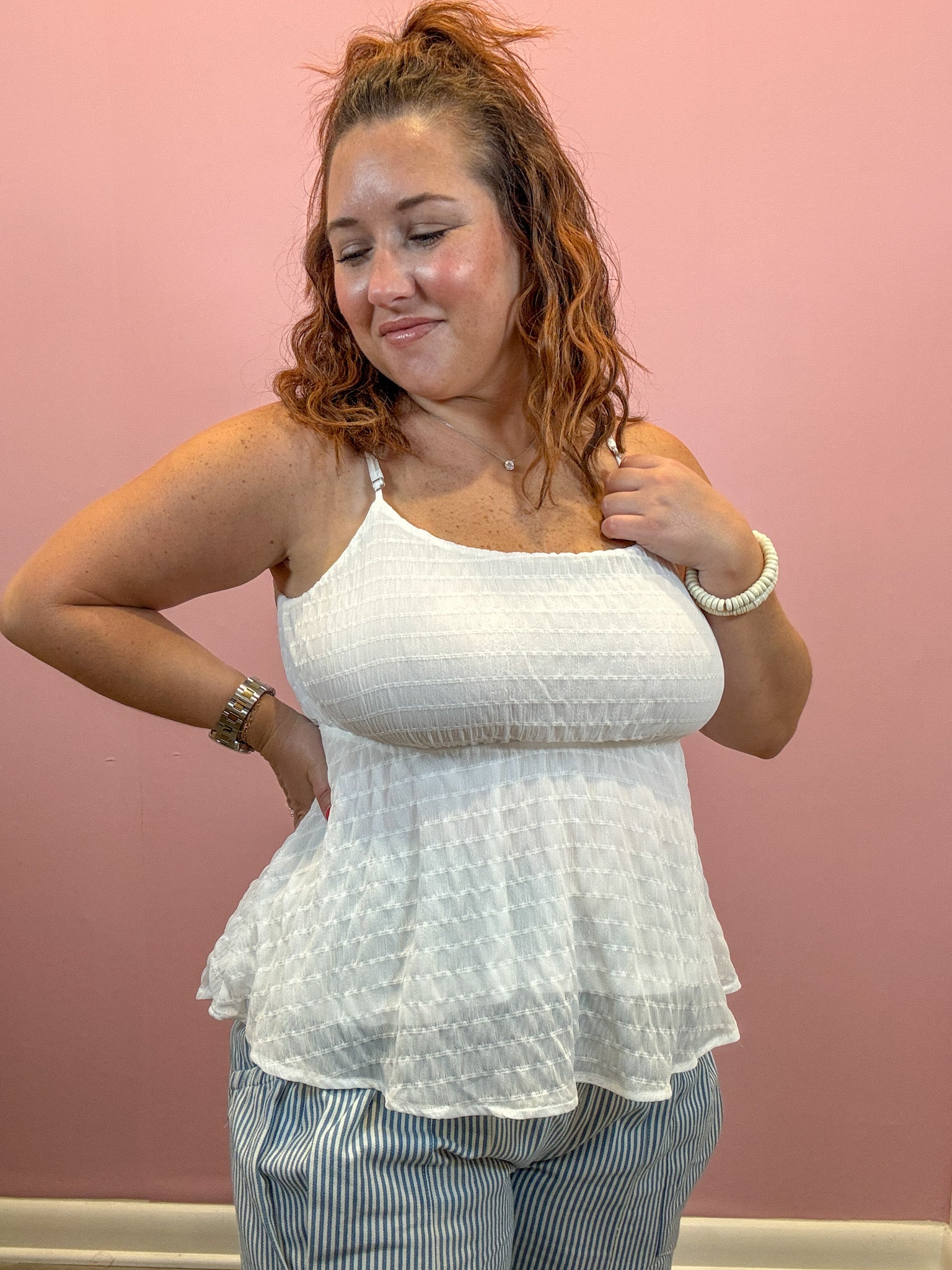 Margot Smocked Cami Top