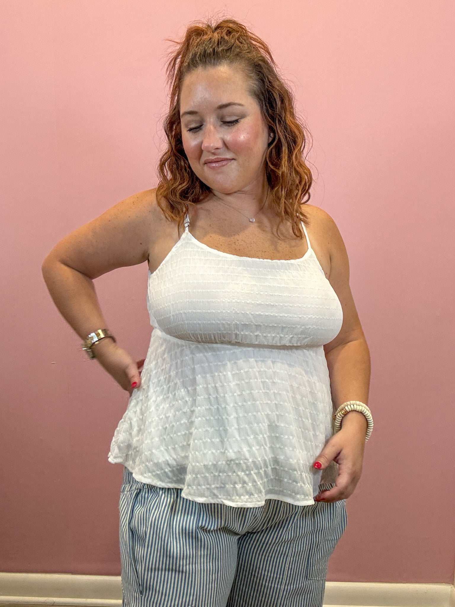Margot Smocked Cami Top
