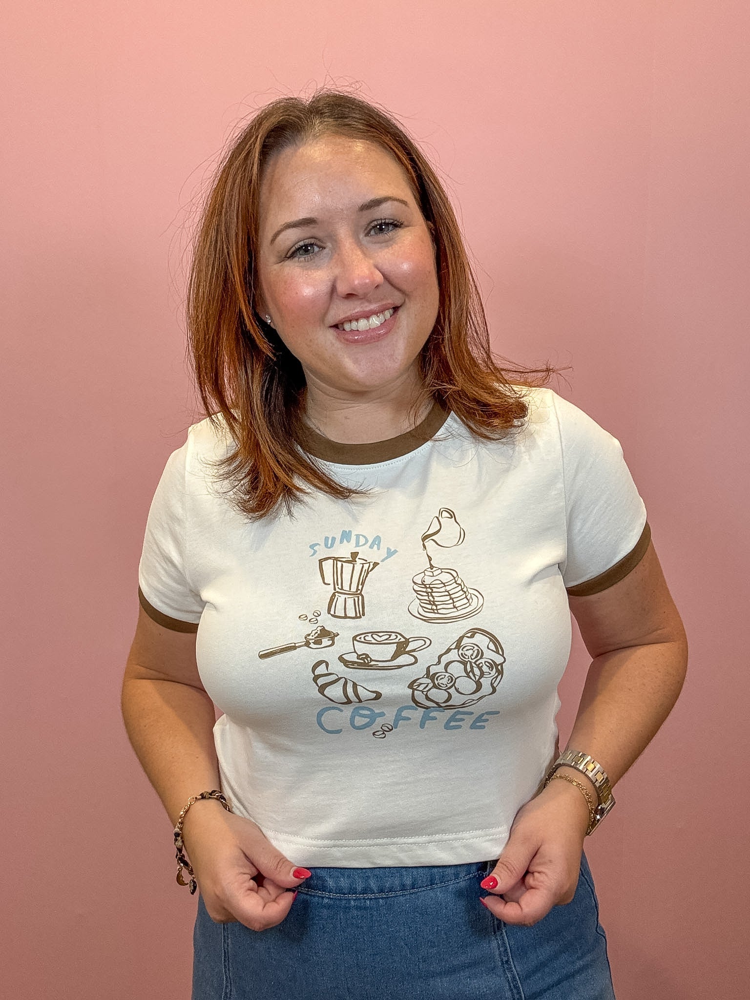 Sunday Coffee Graphic Shirt