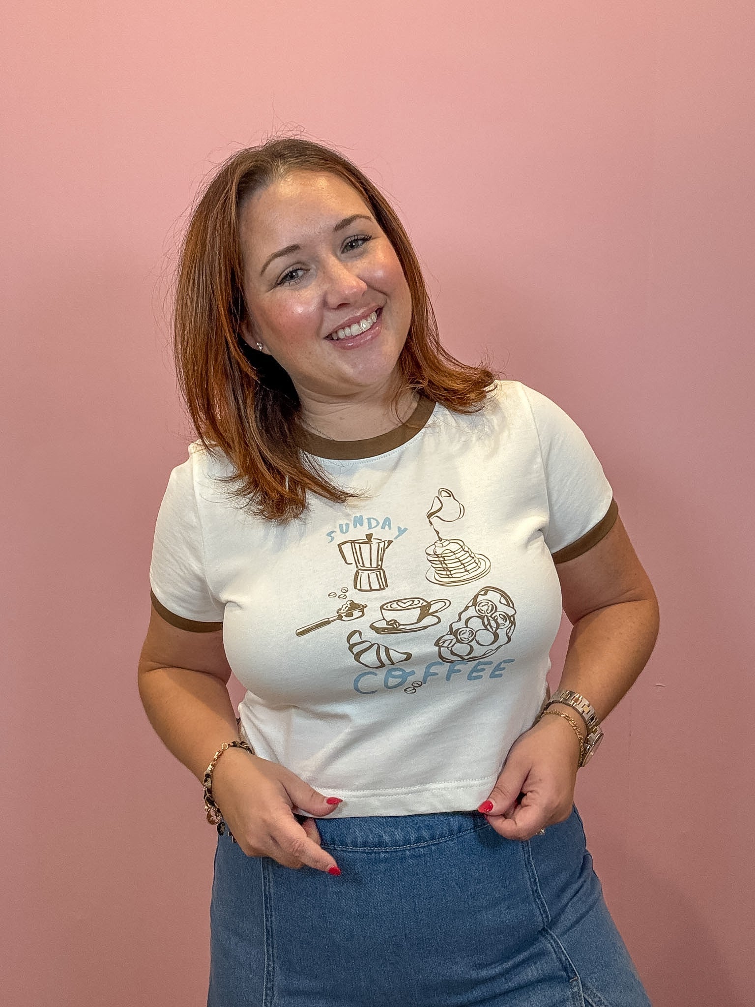 Sunday Coffee Graphic Shirt