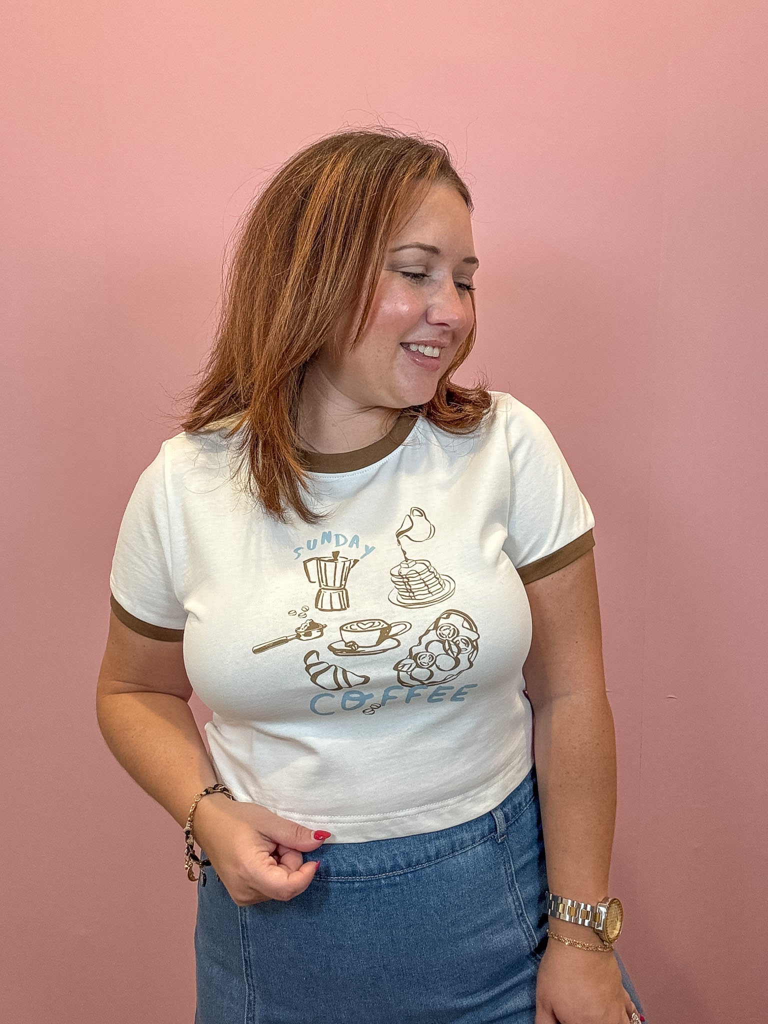 Sunday Coffee Graphic Shirt