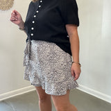 Diana Leopard Wrap Skort