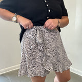 Diana Leopard Wrap Skort