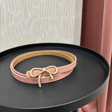 Bow Buckle Belt | Pink