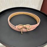 Bow Buckle Belt | Pink