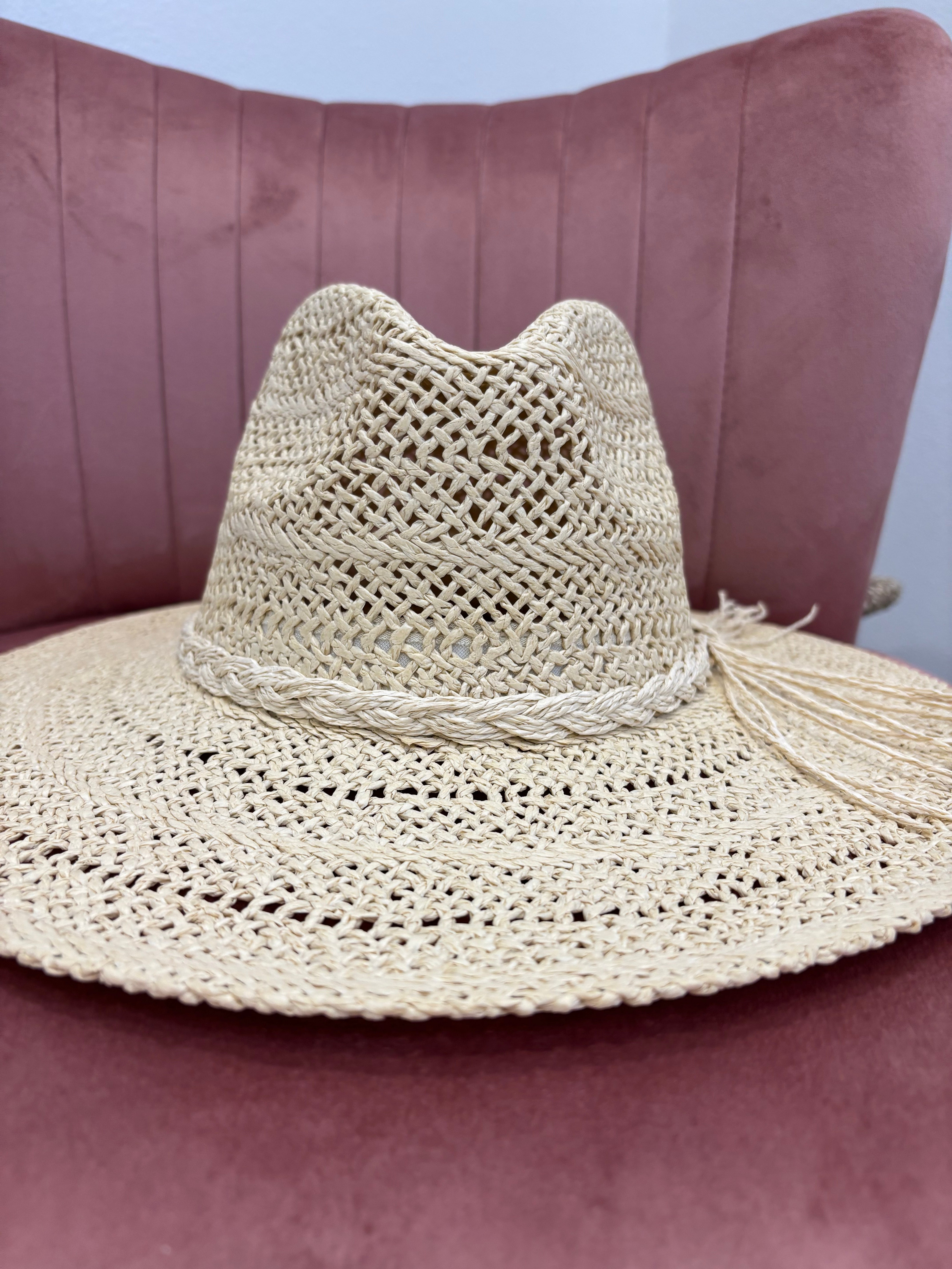 Braided Rope Straw Hat