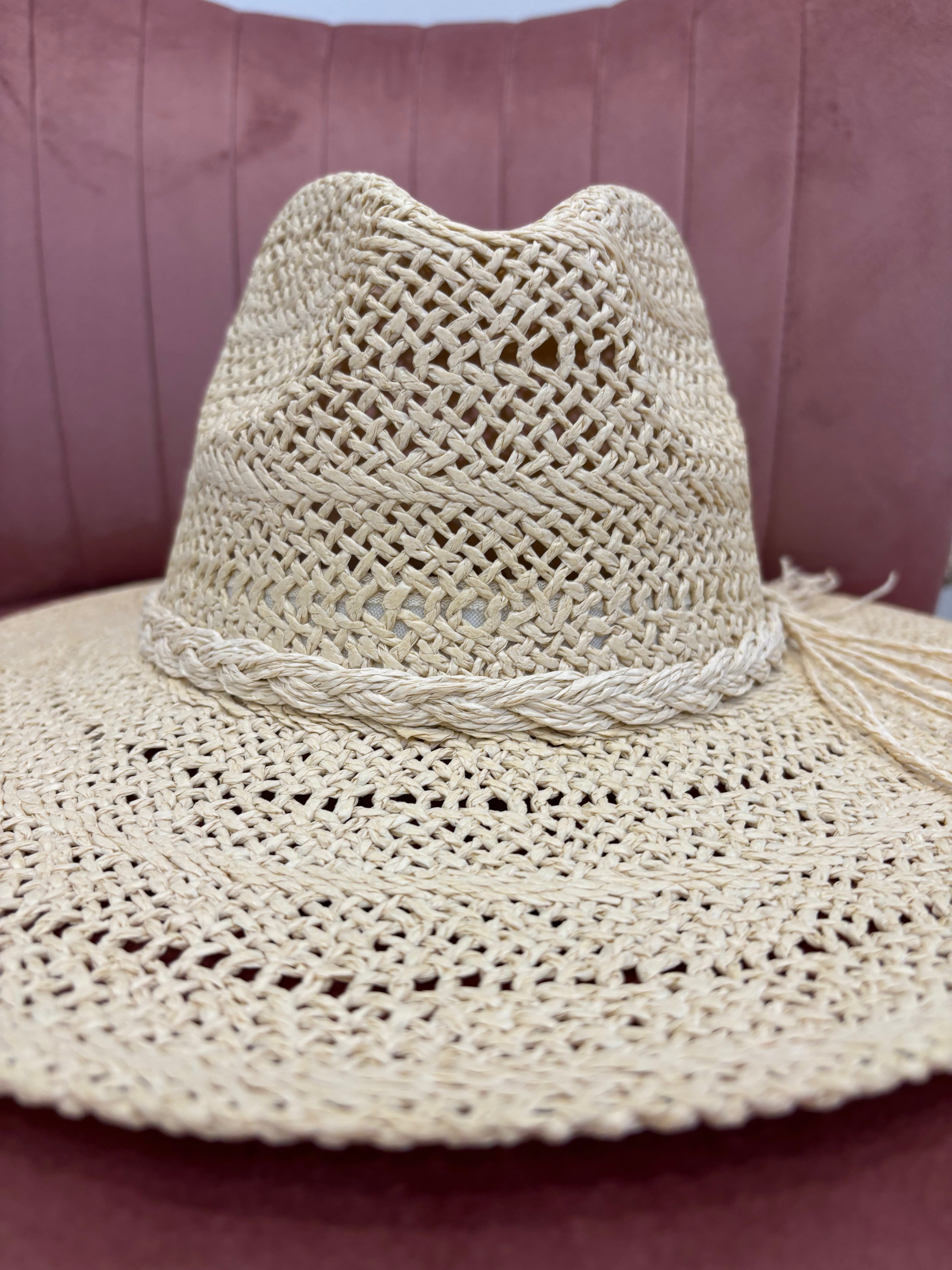 Braided Rope Straw Hat