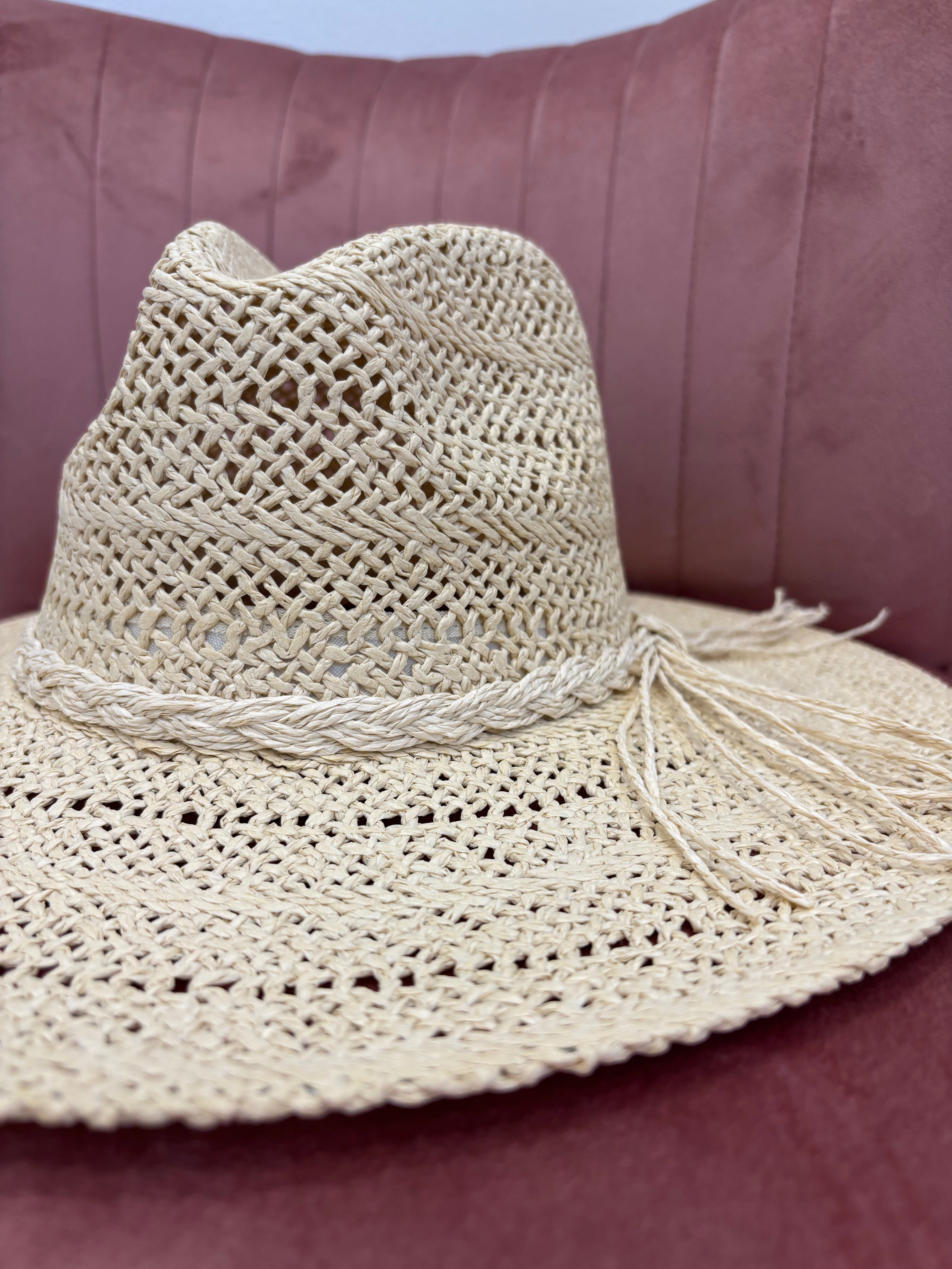 Braided Rope Straw Hat
