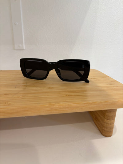 Chloe Rectangle Sunglasses | Black