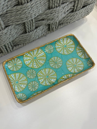 Small Rectangle Trays | Green Sea